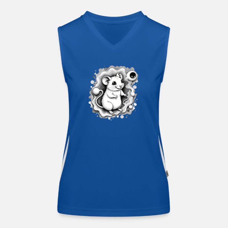 Hamster de l’espace Débardeur respirant contrasté Femme