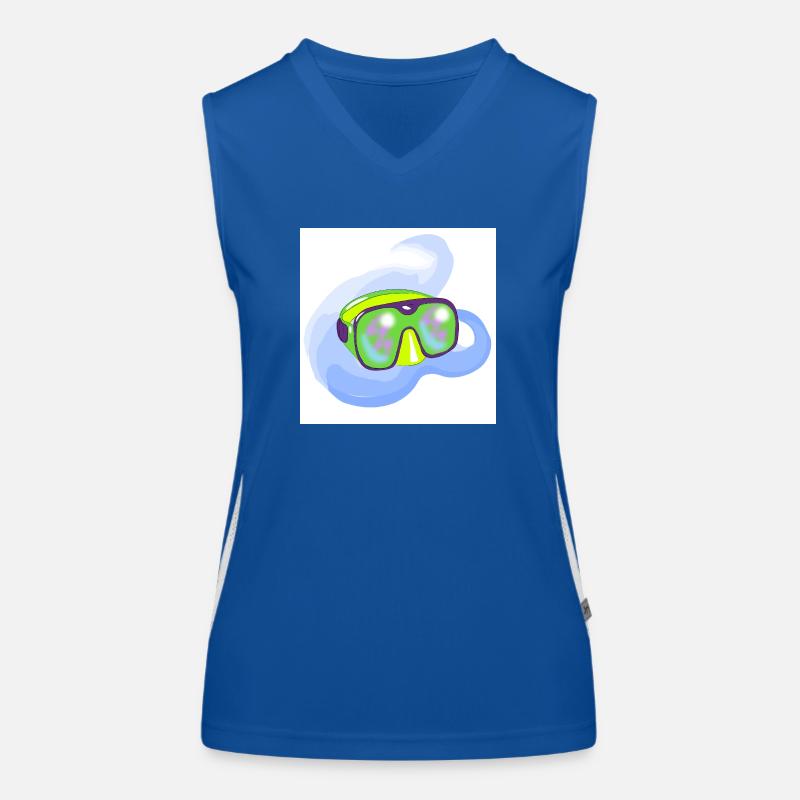 Lunettes de plongée Débardeur respirant contrasté Femme