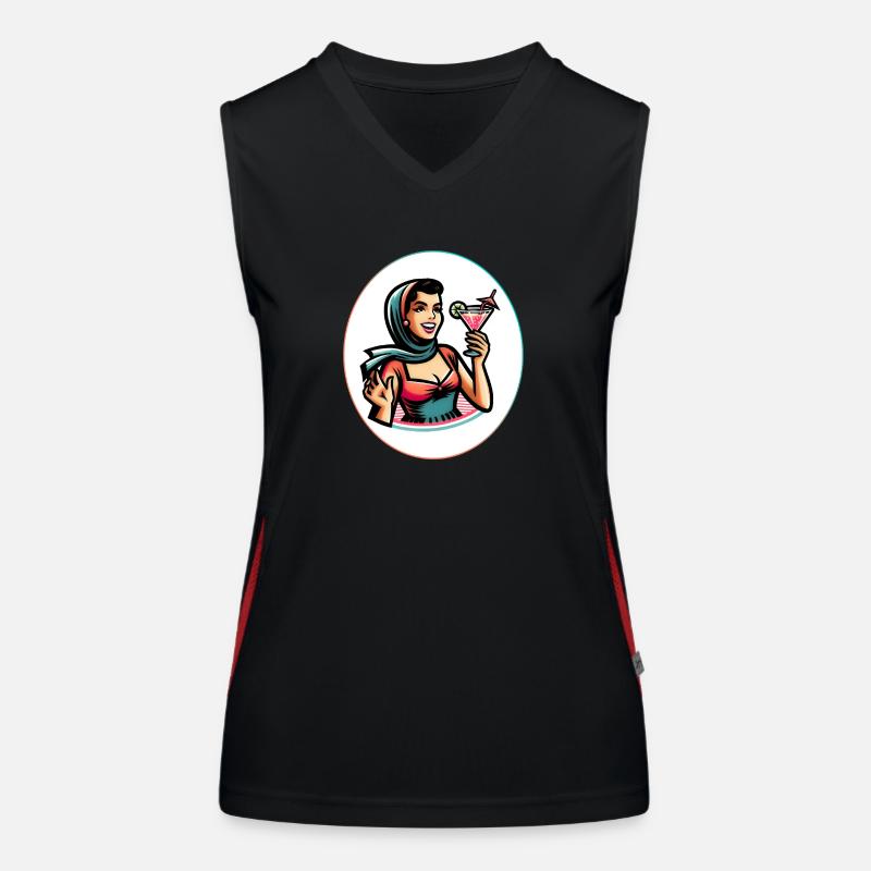 Sixties Woman Women's Functional Contrast Tank Top