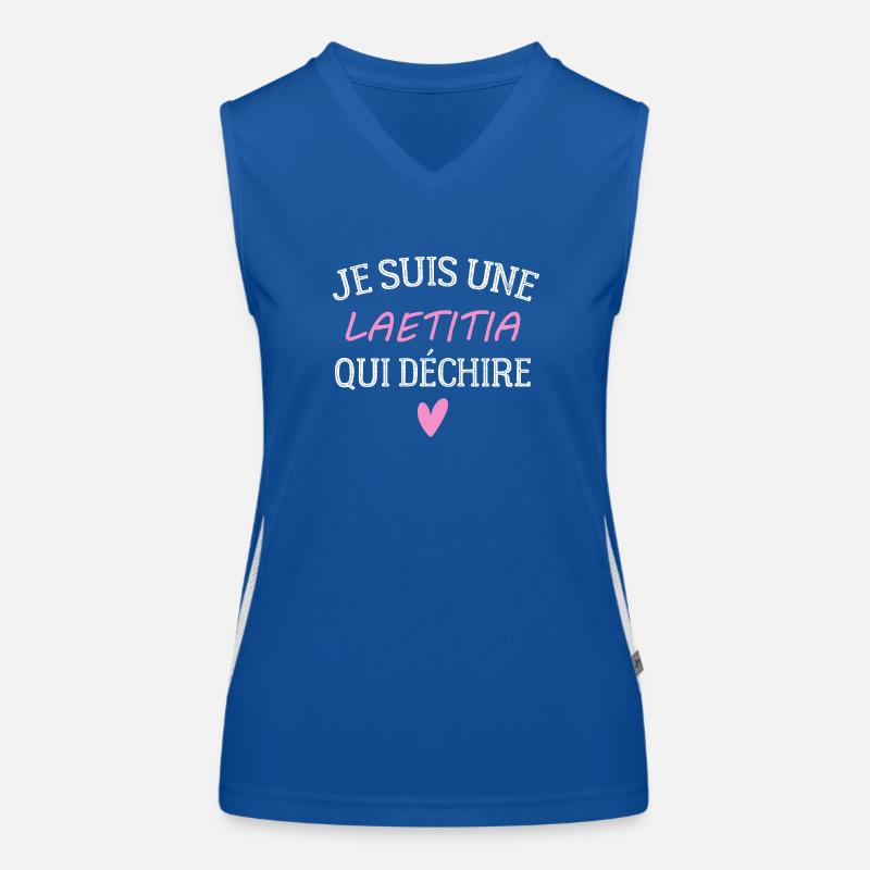 I am a LAETITIA who rocks Women's Functional Contrast Tank Top