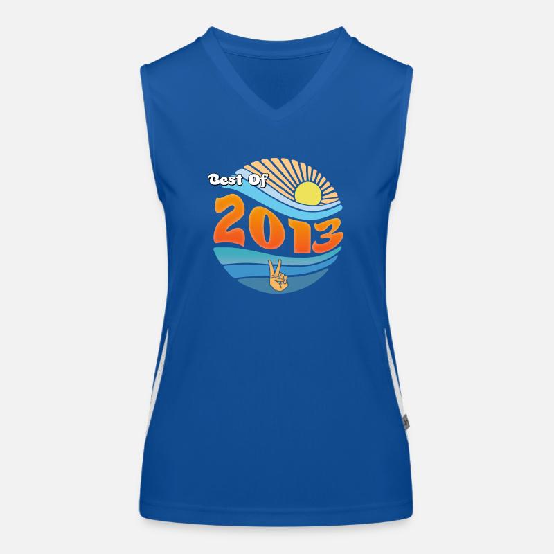 Prost auf 2013 – Wir feiern 12 Jahre Funktionelles Kontrast-Tank Top für Frauen