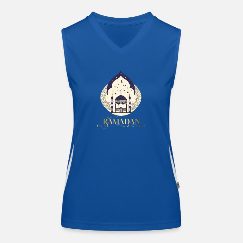 Ramadan Gift Eid Mubarak Islam Allah Muslim Women's Functional Contrast Tank Top