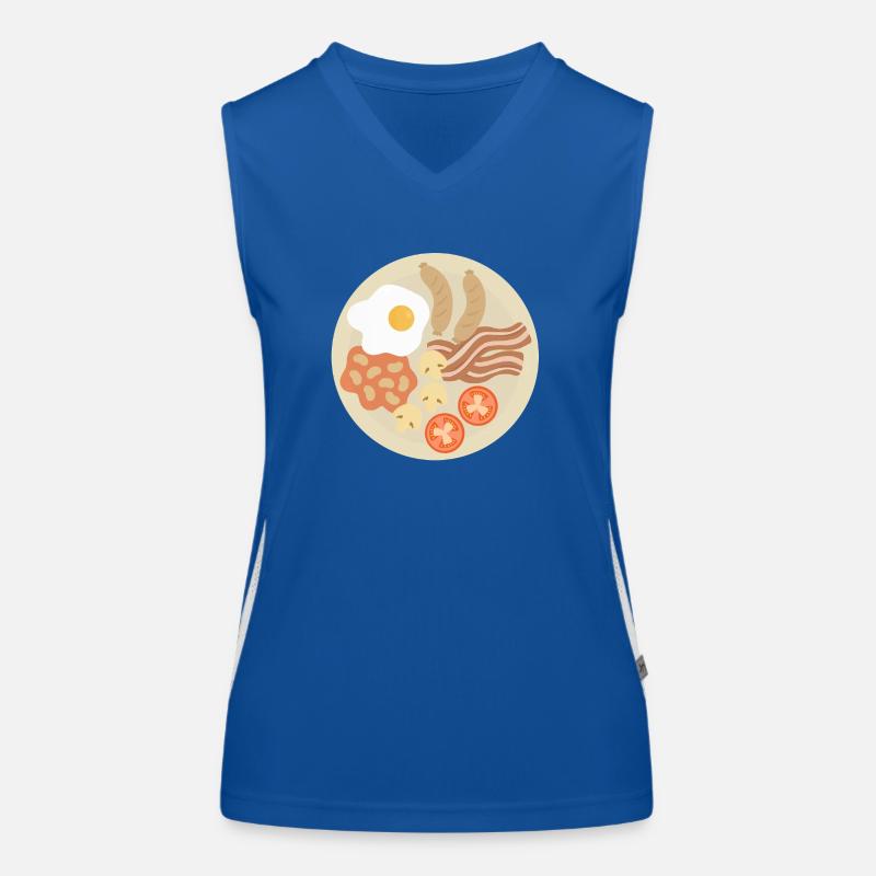 Petit-déjeuner anglais complet Débardeur respirant contrasté Femme