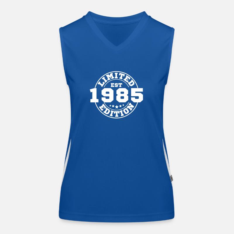 1985 Limitierte Auflage Funktionelles Kontrast-Tank Top für Frauen
