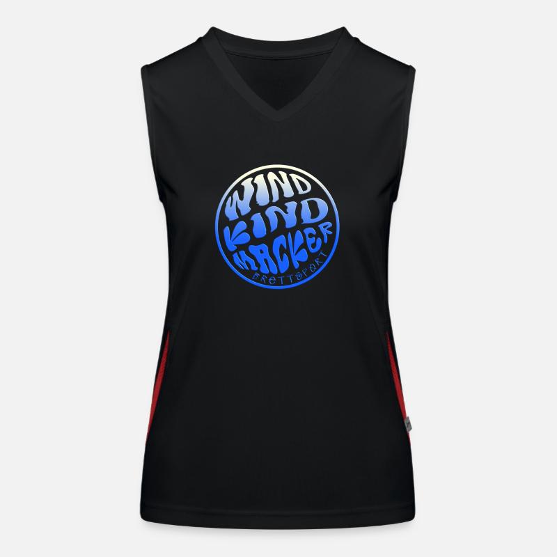 WINDKIND Macker Funktionelles Kontrast-Tank Top für Frauen