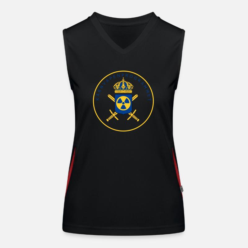 The Swedish Nuclear Weapons Programme Women's Functional Contrast Tank Top