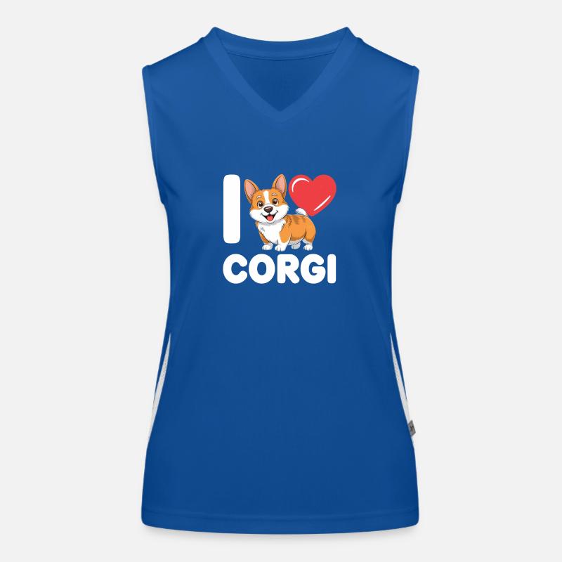corgi Débardeur respirant contrasté Femme