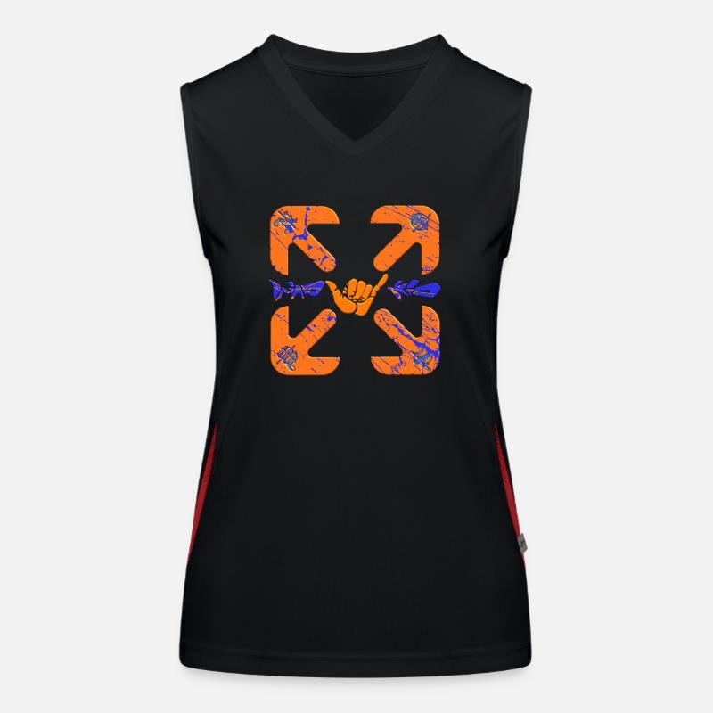 Boussole WindKid Débardeur respirant contrasté Femme
