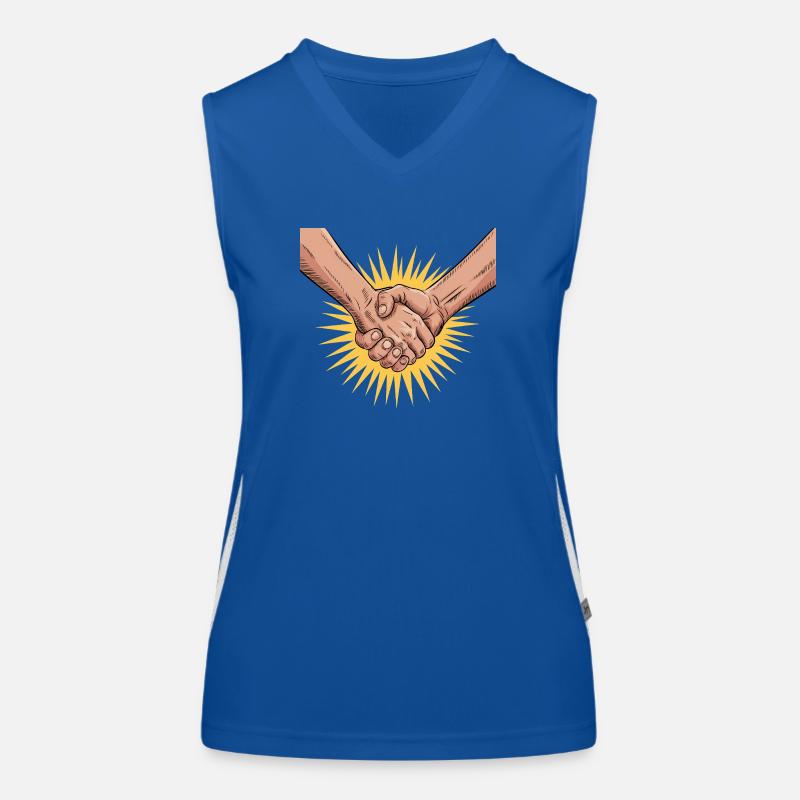 solidarité Débardeur respirant contrasté Femme