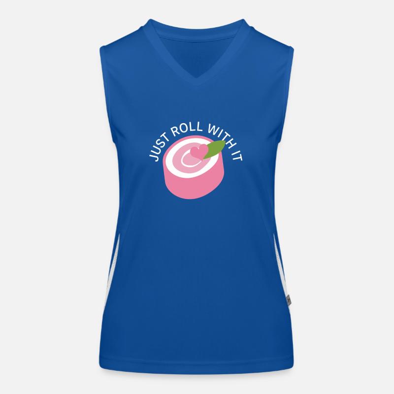 Just Roll With It Funktionelles Kontrast-Tank Top für Frauen