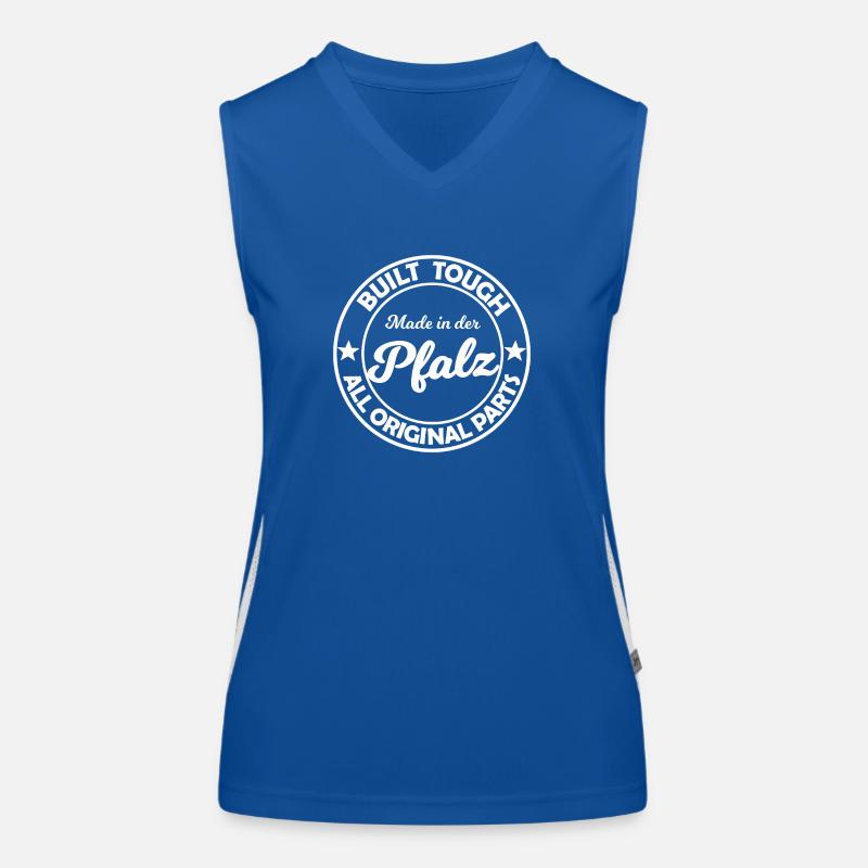 Legenden aus der Pfalz Funktionelles Kontrast-Tank Top für Frauen