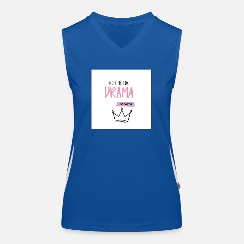 No Time For Drama Women's Functional Contrast Tank Top