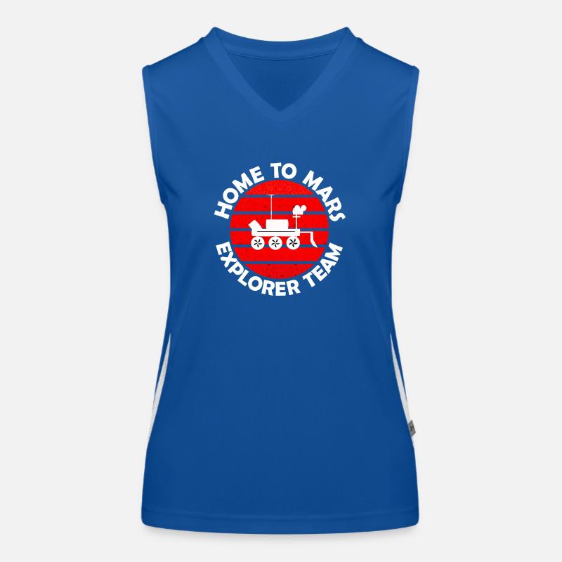 Die Mars Entdeckung Funktionelles Kontrast-Tank Top für Frauen