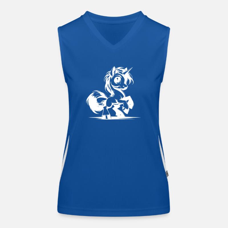 Heute Einhorn Modus an – Niedlichkeit aktiviert Funktionelles Kontrast-Tank Top für Frauen