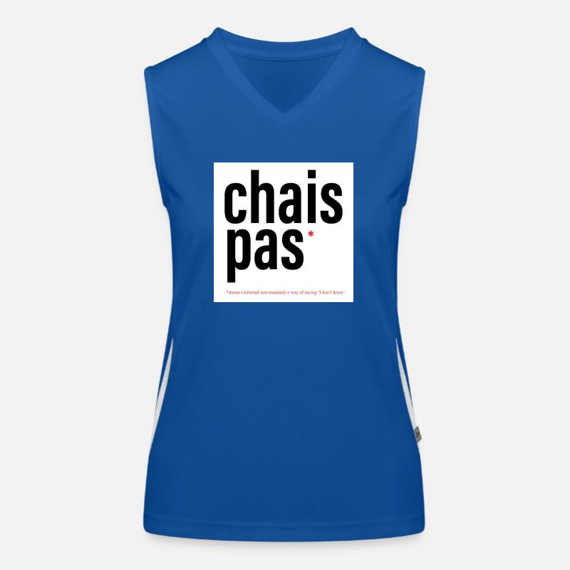 CHAIS PAS / DUNNO Women's Functional Contrast Tank Top