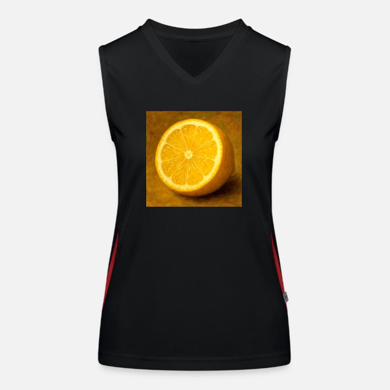 Split lemon Women's Functional Contrast Tank Top