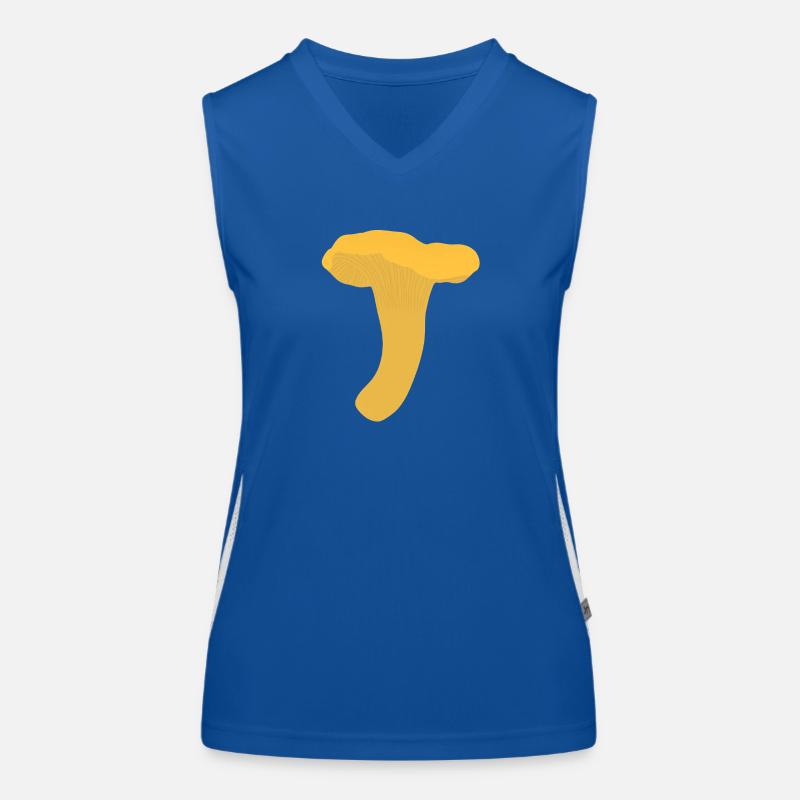 Pfifferlinge Funktionelles Kontrast-Tank Top für Frauen