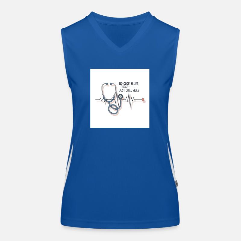 Nurse off Duty Funktionelles Kontrast-Tank Top für Frauen