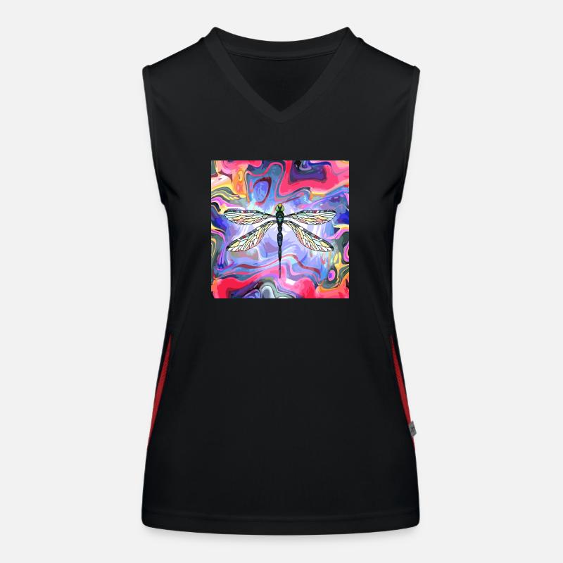 Libellule Débardeur respirant contrasté Femme