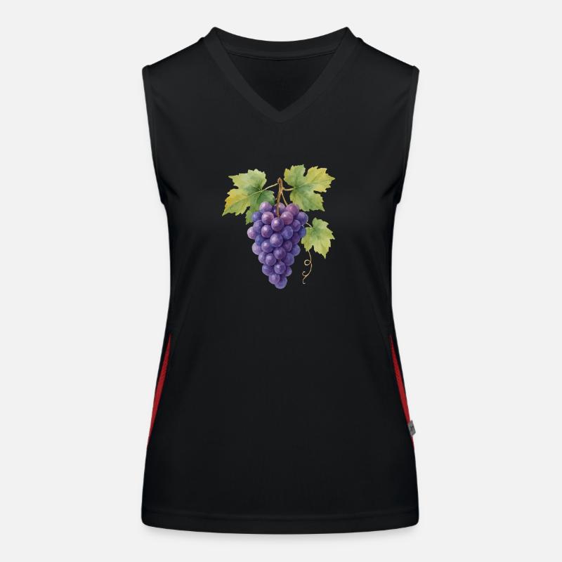 raisins Débardeur respirant contrasté Femme