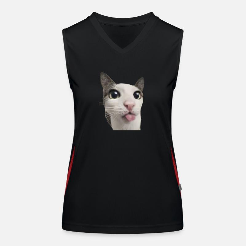 Mlem-Pixel-Effekt Funktionelles Kontrast-Tank Top für Frauen