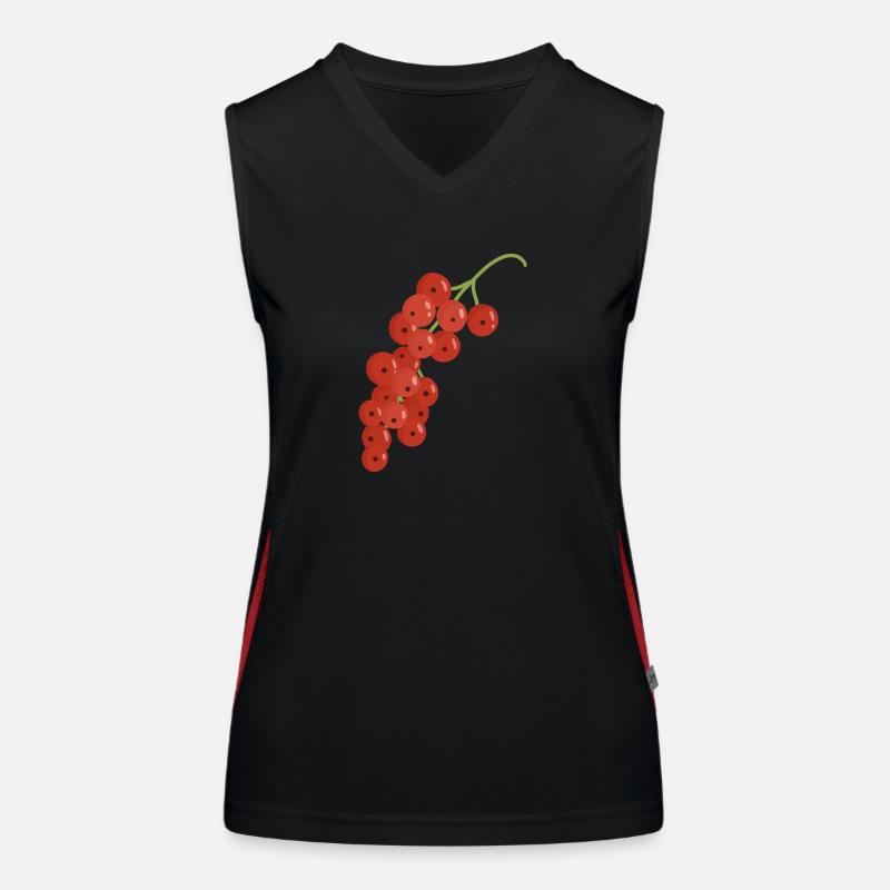 Red Currants Women's Functional Contrast Tank Top