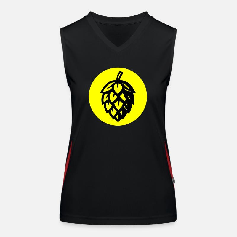 Hops Symbol Women's Functional Contrast Tank Top