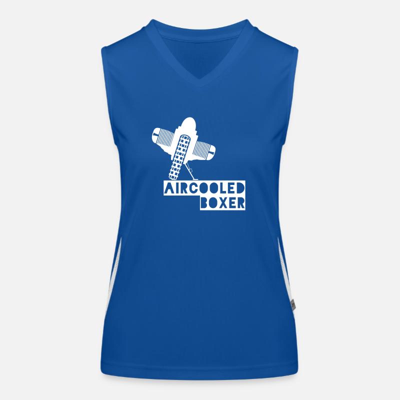 Aircooled Boxer Funktionelles Kontrast-Tank Top für Frauen