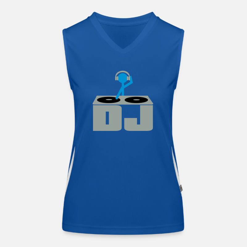 DJ Funktionelles Kontrast-Tank Top für Frauen
