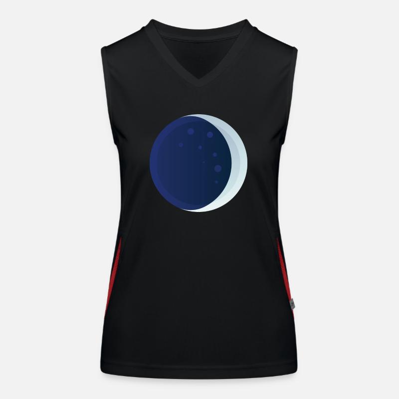 Éclipse lunaire Débardeur respirant contrasté Femme
