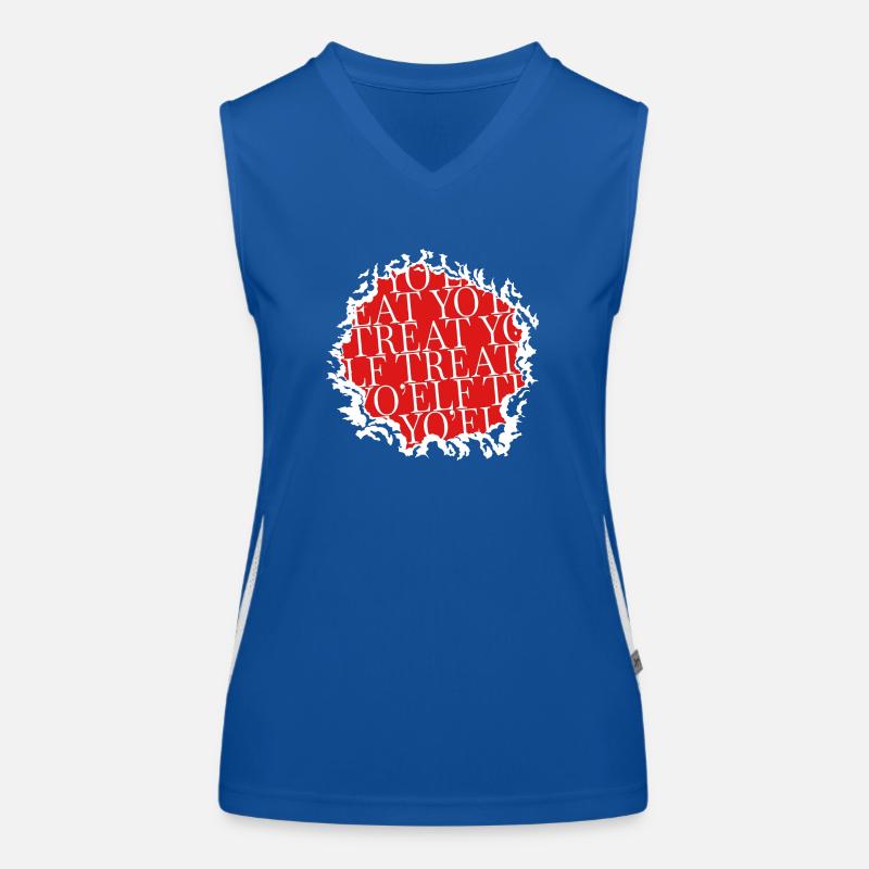Comic Dork Dino Under The Tree Statement Women's Functional Contrast Tank Top