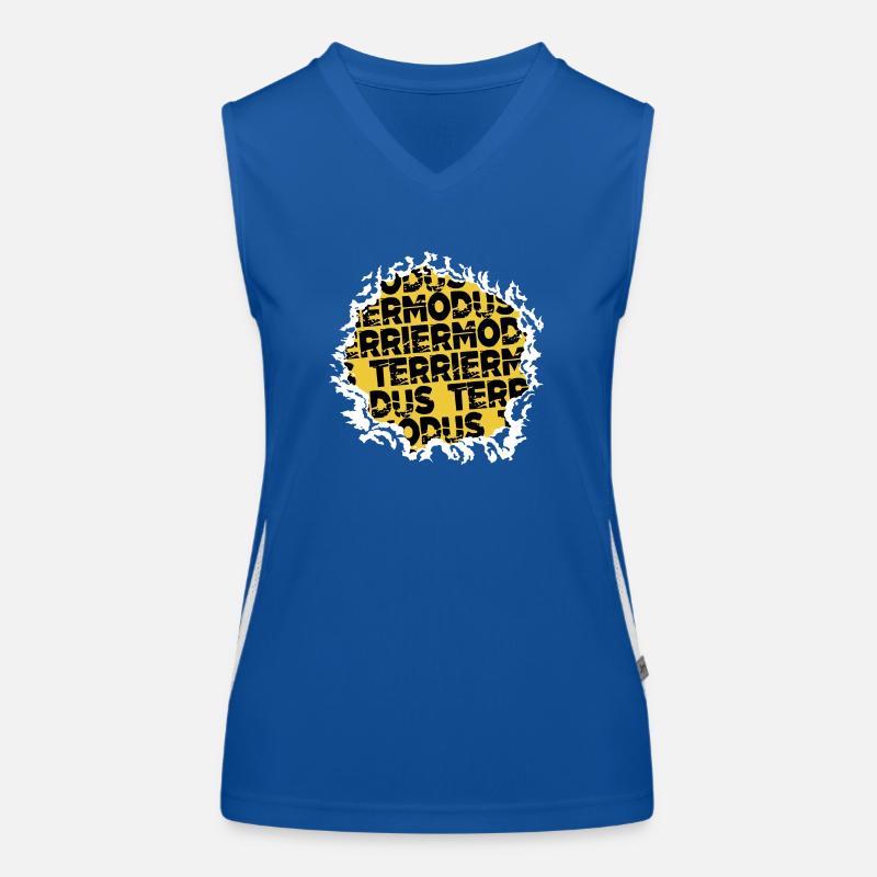 weihnachten geburtstagsgeschenk dogge boxer witzig Funktionelles Kontrast-Tank Top für Frauen