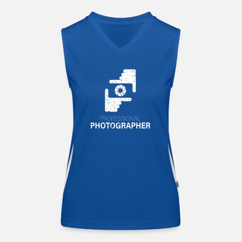 Professional Photographer Women's Functional Contrast Tank Top