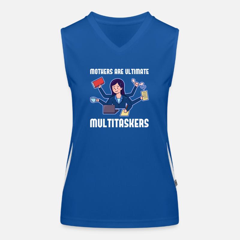 Multitasking zum Muttertag Funktionelles Kontrast-Tank Top für Frauen
