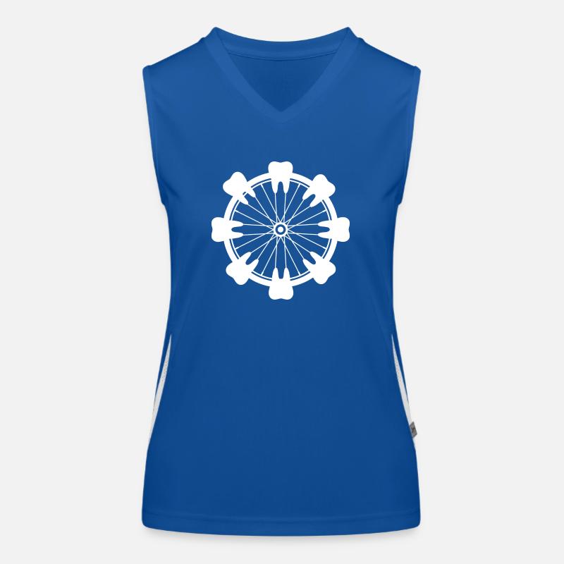 Zahnrad2 Funktionelles Kontrast-Tank Top für Frauen