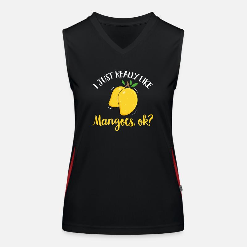 Mango Fruit Mango Women's Functional Contrast Tank Top