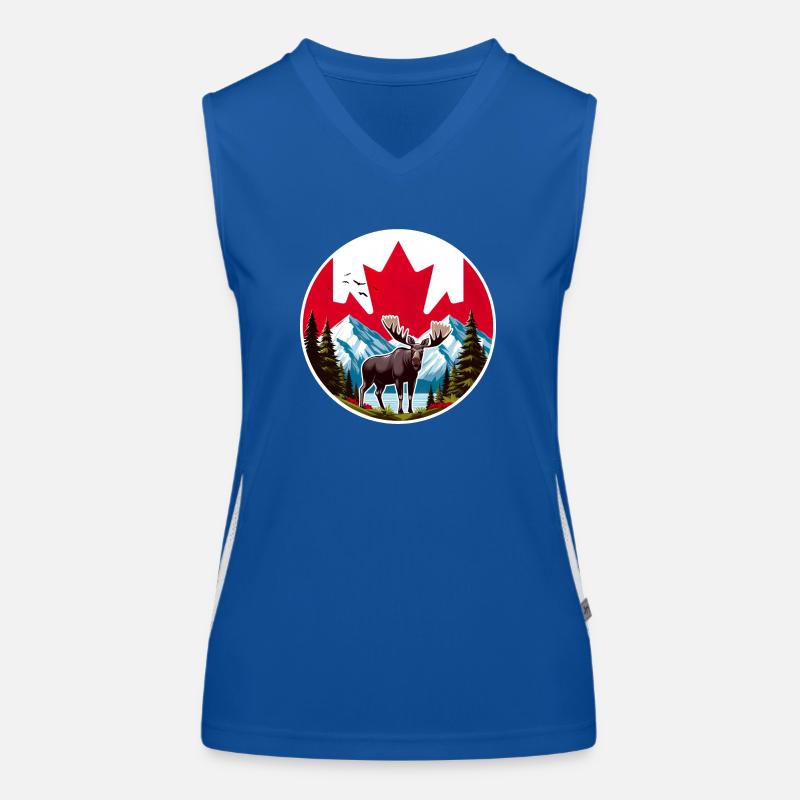 Kanada 2 Funktionelles Kontrast-Tank Top für Frauen