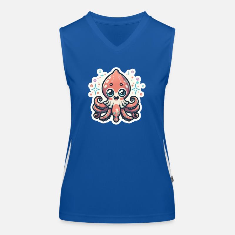 Squid Lover Women's Functional Contrast Tank Top