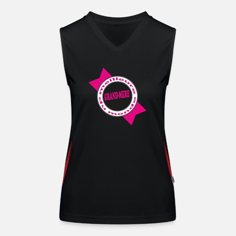 Beste Großmutter Funktionelles Kontrast-Tank Top für Frauen