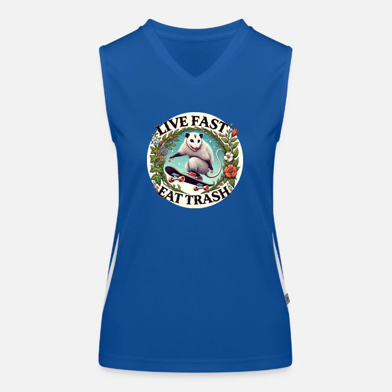 Manger des déchets Débardeur respirant contrasté Femme