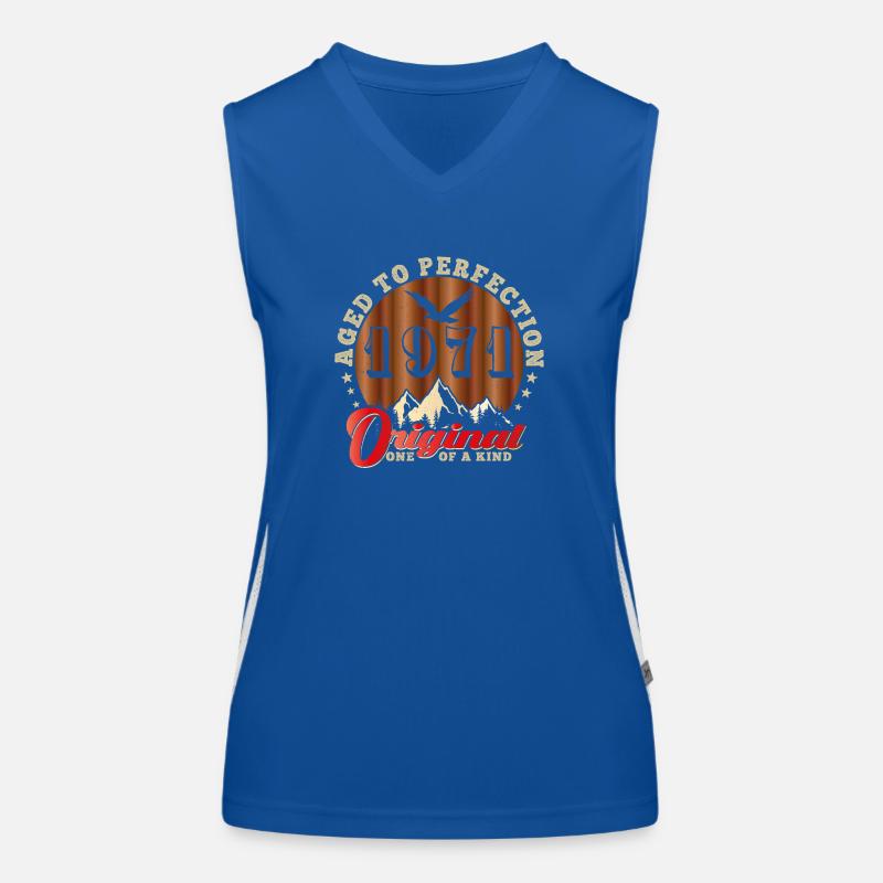 Ikonisches Jubiläum von 1971 Funktionelles Kontrast-Tank Top für Frauen