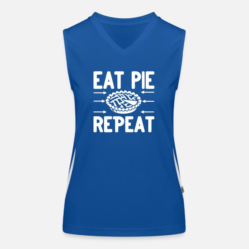 Eat Pie Repeat Women's Functional Contrast Tank Top