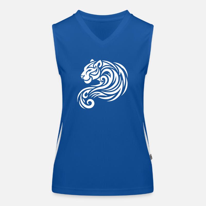 panther Funktionelles Kontrast-Tank Top für Frauen