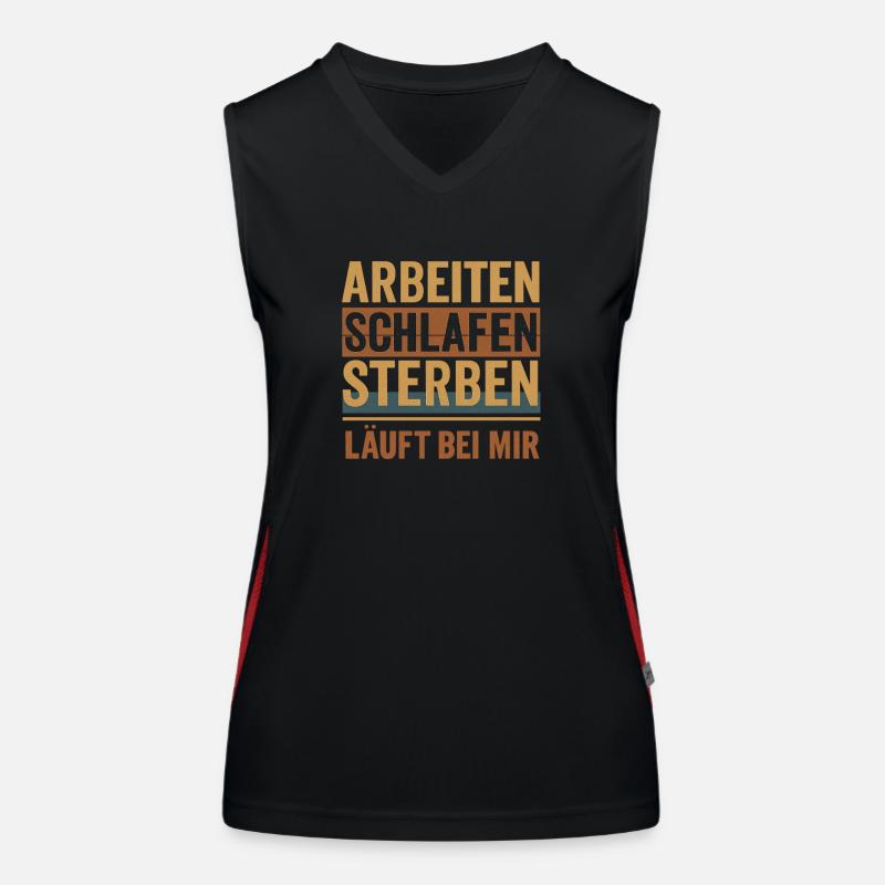 Arbeit Funktionelles Kontrast-Tank Top für Frauen