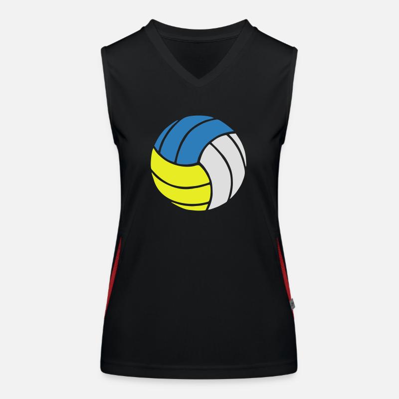 Volleyball Funktionelles Kontrast-Tank Top für Frauen