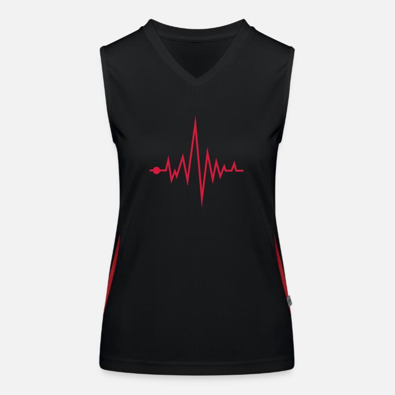 Frequenz Funktionelles Kontrast-Tank Top für Frauen