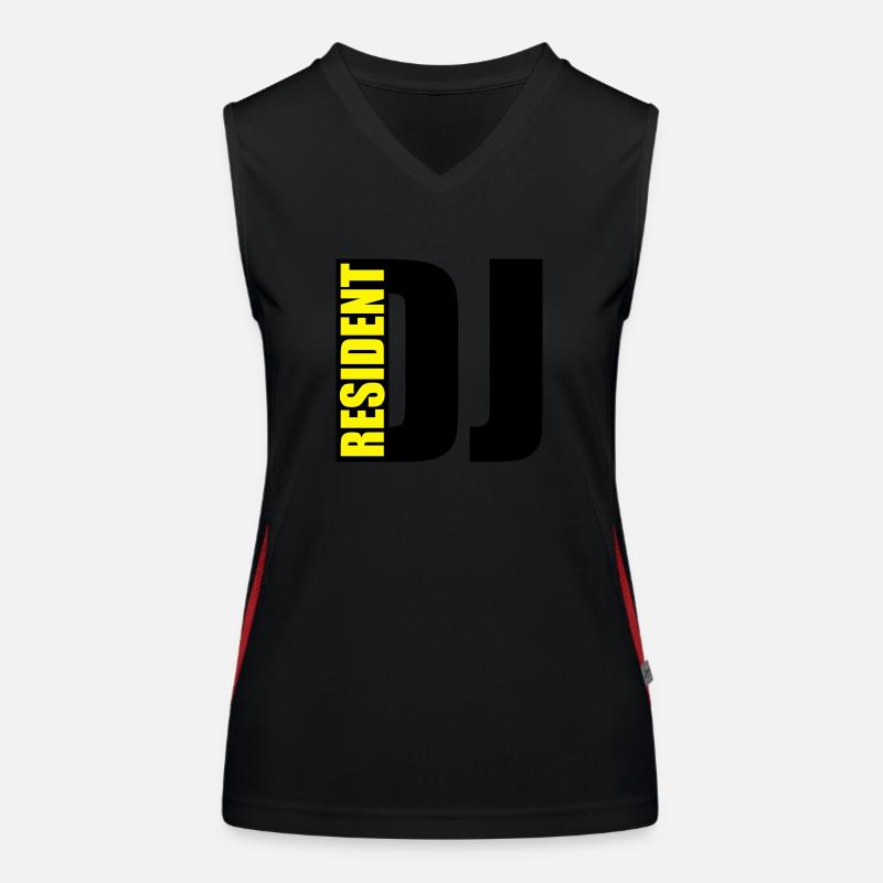 DJ Funktionelles Kontrast-Tank Top für Frauen