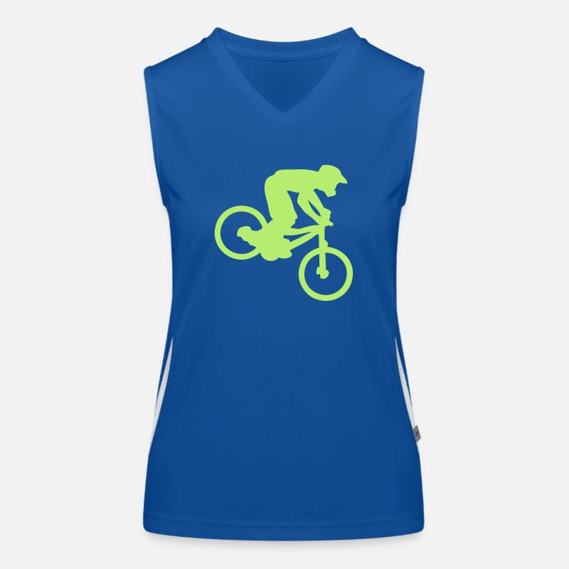 DOWNHILL MOUNTAIN BIKER Débardeur respirant contrasté Femme