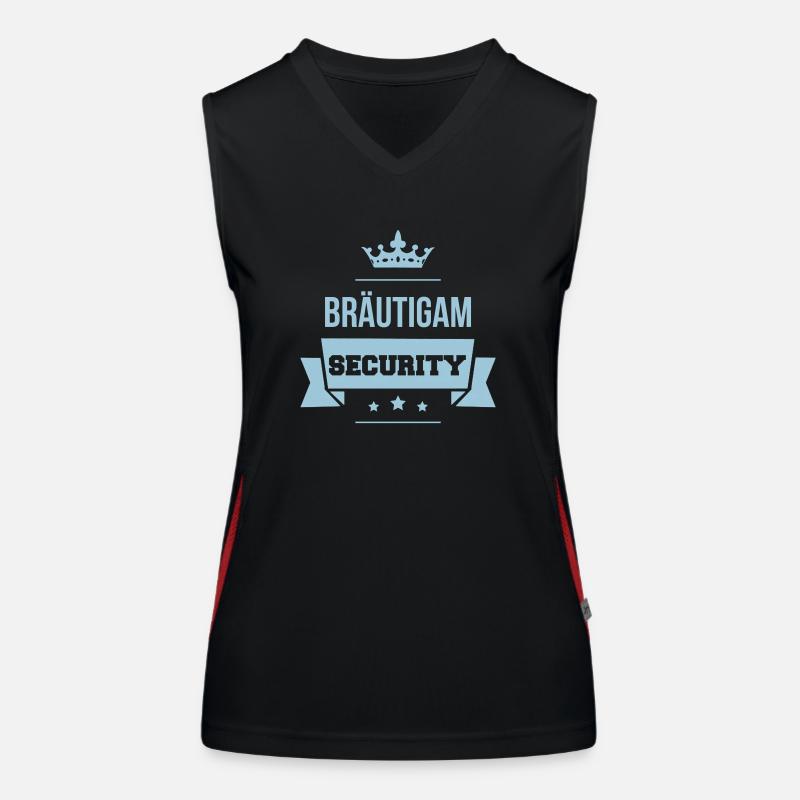 Bräutigam Security Funktionelles Kontrast-Tank Top für Frauen