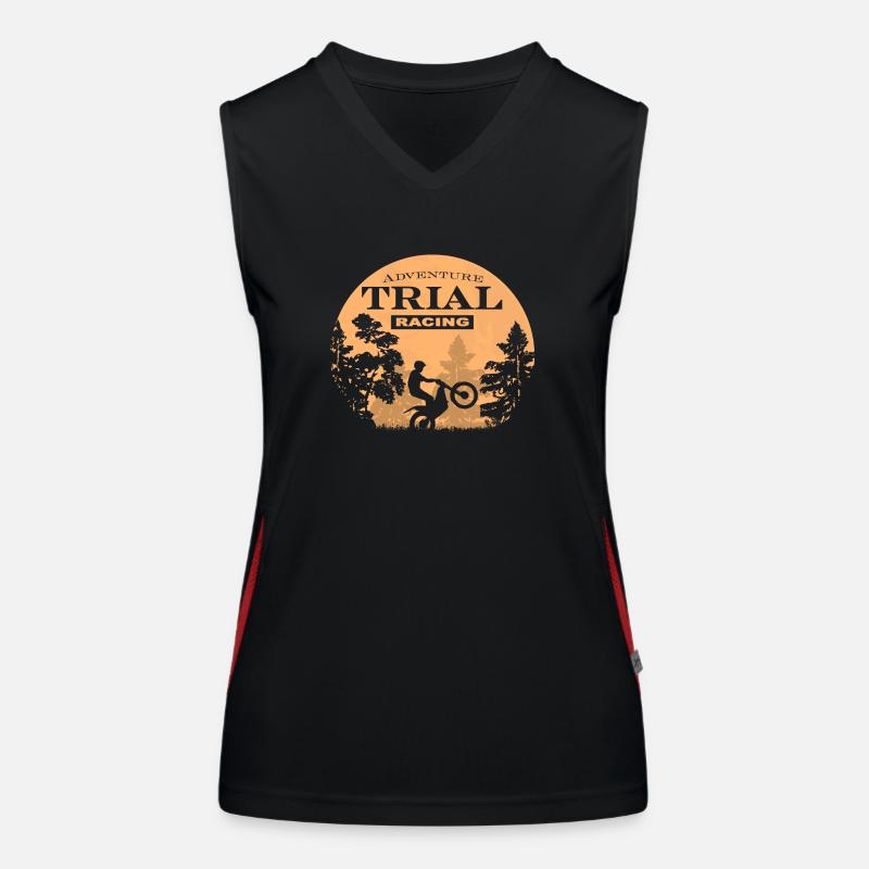 Trial Funktionelles Kontrast-Tank Top für Frauen